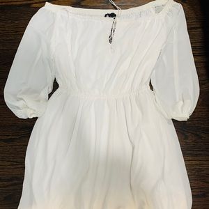 White off shoulder dress